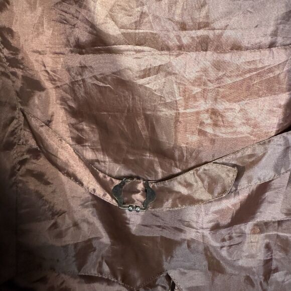 Vintage G-III Pelle Global Brown Suede Leather Vest Western Button Front Mens L - Picture 9 of 11